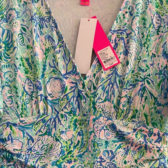 NWT Lilly Pulitzer Women’s Medium Juliet Ruffle Midi Dress - Picture 3 of 15